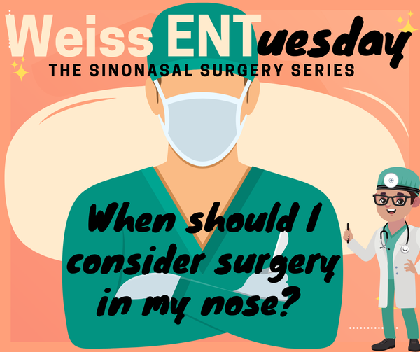 When should I consider surgery in my nose?